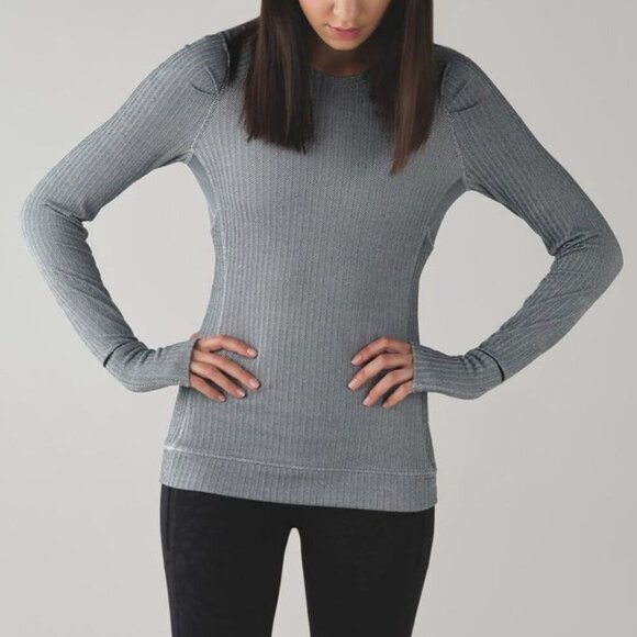 Lululemon Think Fast Long Sleeve Size 8 - Picture 1 of 10